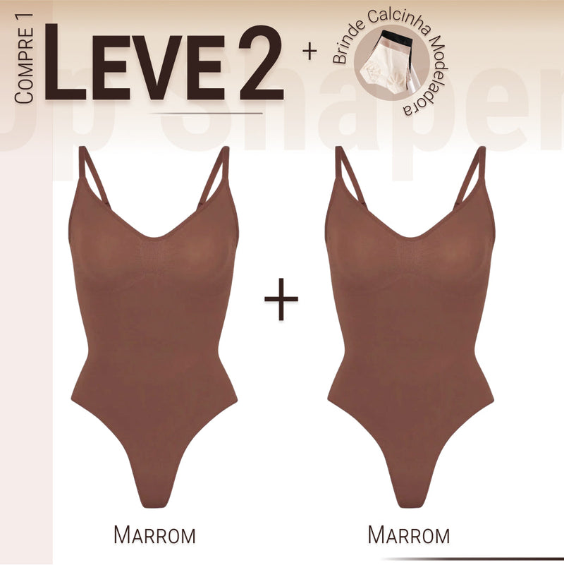 Body Modelador - Up Shaper - Compre 1 Leve 2 + Brinde Calcinha Modeladora