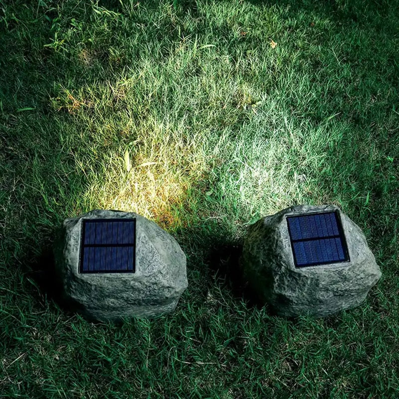 Luminária de Led Solar para Jardim À Prova d'água - Inova Rocks