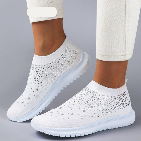 Tênis Feminino Kamilla – Sola Vulcanizada e Malha Respirável Para Caminhada e Passeios- Moda Orto
