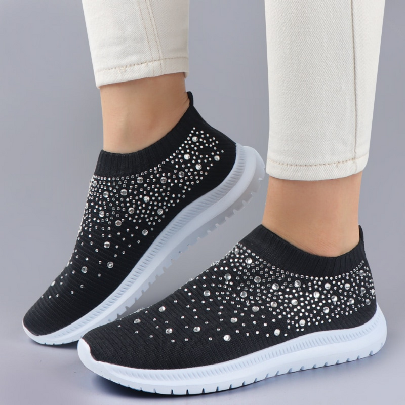 Tênis Feminino Kamilla – Sola Vulcanizada e Malha Respirável Para Caminhada e Passeios- Moda Orto