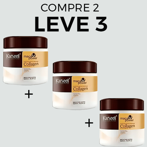 (COMPRE 1 E LEVE 2!) Máscara de Colágeno Alemã - Karseell® 536g [Restauração Completa e Permanente]