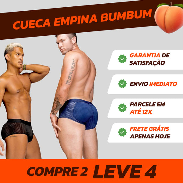 Kit Cuecas Empina Bumbum DriFit® - ÚLTIMO DIA!