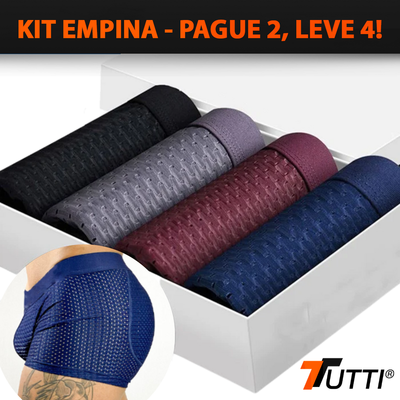 Kit Cuecas Empina Bumbum DriFit® - ÚLTIMO DIA!