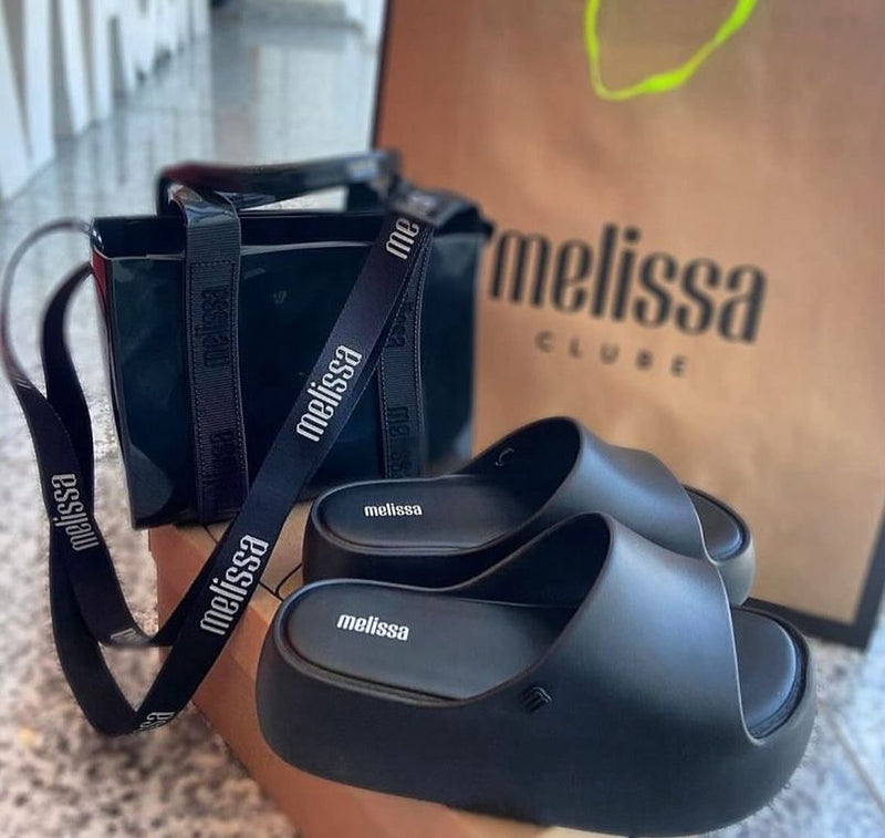 Combo Melissa Sandália Free Platform Thong e Bolsa Dulce Bag 35850